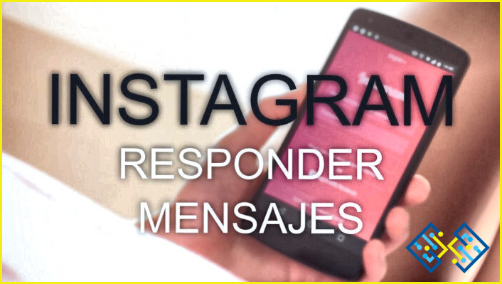 ¿Cómo responder a un mensaje específico en instagram dm?
