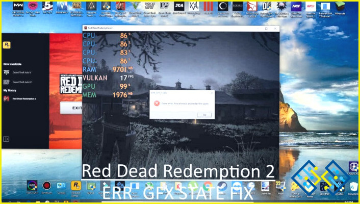 ERROR : ERR_GFX_STATE (SOLUTIONS) :: Red Dead Redemption 2 綜合討論