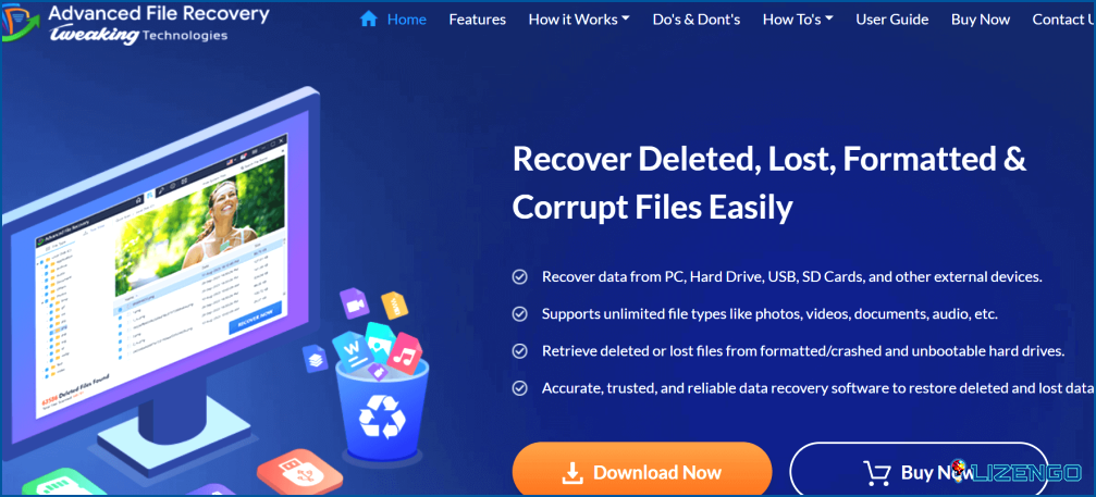 Software de recuperación de archivos